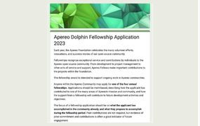 Dolphin Fellowship Application Image