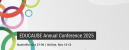 Educause Annual Conference 2025 Banner