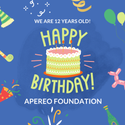 Happy Birthday Apereo Foundation with Birthday Cake