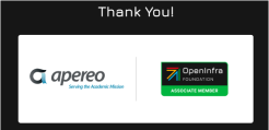 Thank You: Apereo Partners with Open Infrastructure Foundation